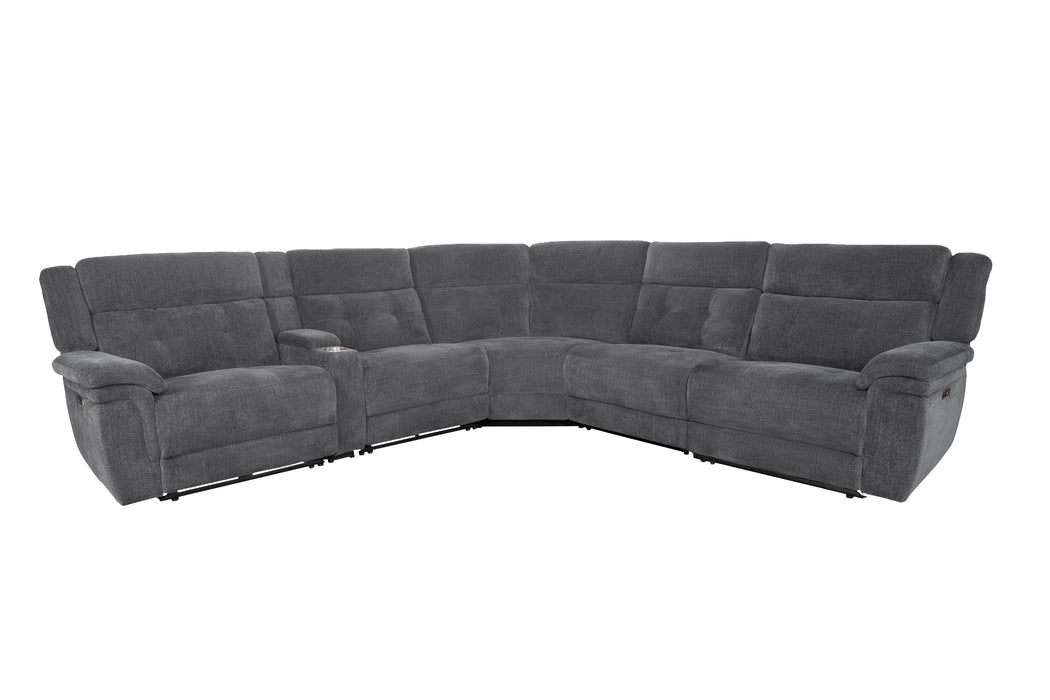 Parker Living - Richland 6 Piece Modular Power Reclining Sectional in Bristol Grey - MRIC-PACK6T(H)-BRGR - GreatFurnitureDeal