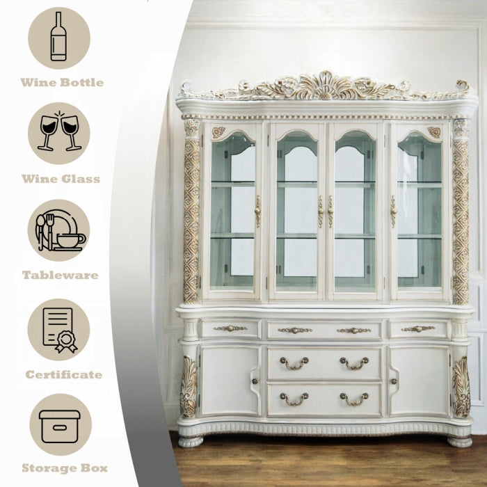 Acme Furniture - Vendome Buffet & Hutch - DN01350 - GreatFurnitureDeal
