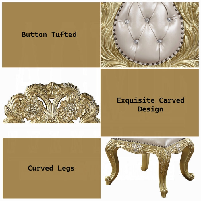 Acme Furniture - Cabriole Side Chair (Set of 2) - DN01483 - GreatFurnitureDeal