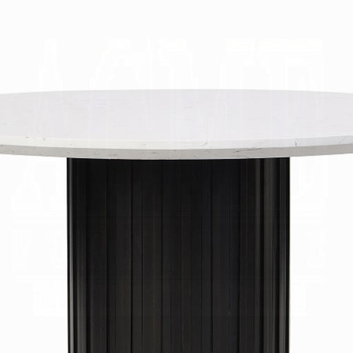 Acme Furniture - Jaramillo Round Dining Table W/Engineered Marble Top - DN02141 - GreatFurnitureDeal