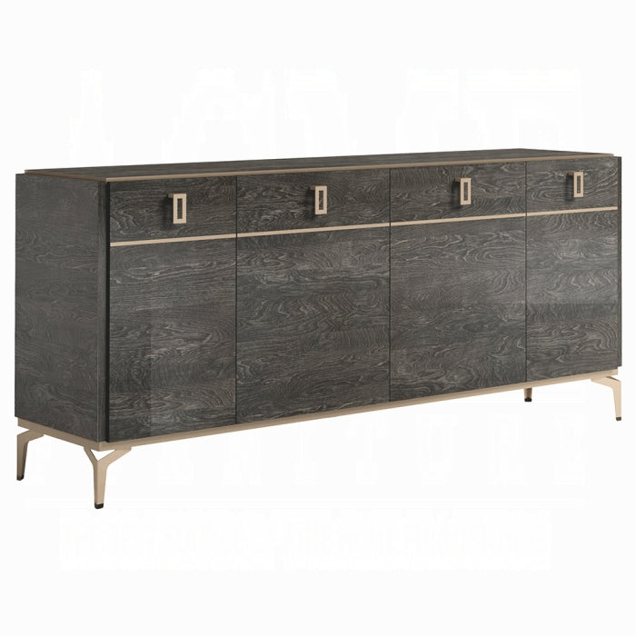Acme Furniture - Venezia Server with Accent Mirror - DN04717-AC04718