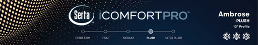 Serta Mattress - iComfortPRO Quilted Ambrose Plush Queen Mattress - AMBROSE-QUEEN - GreatFurnitureDeal
