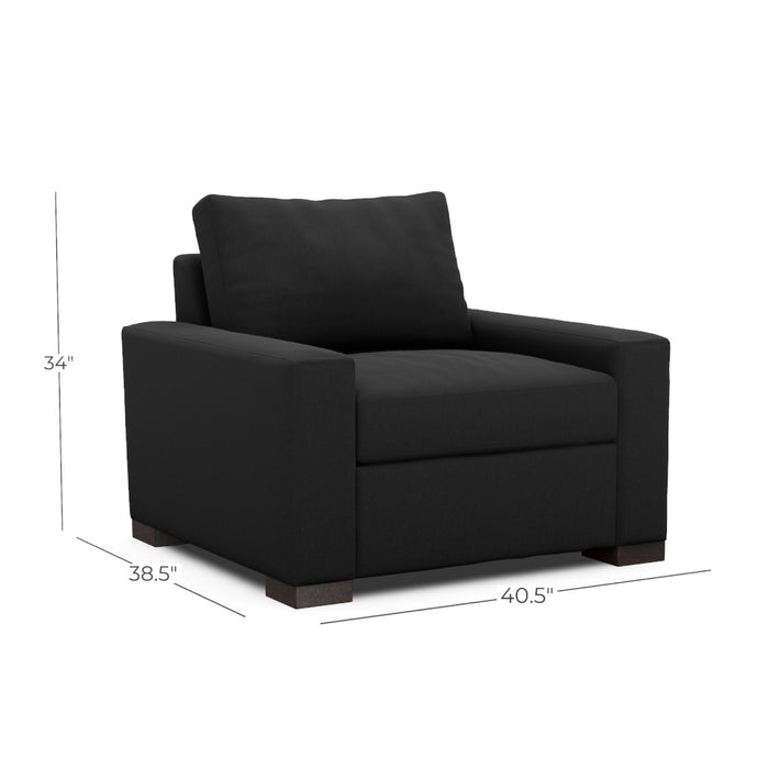 Classic Home Furniture - Rivera Arm Chair With Track Arm - 6RIV1A2TLALCEC