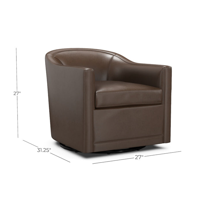 Classic Home Furniture - Garza Swivel Accent Chair - 60001A4SLALCEC