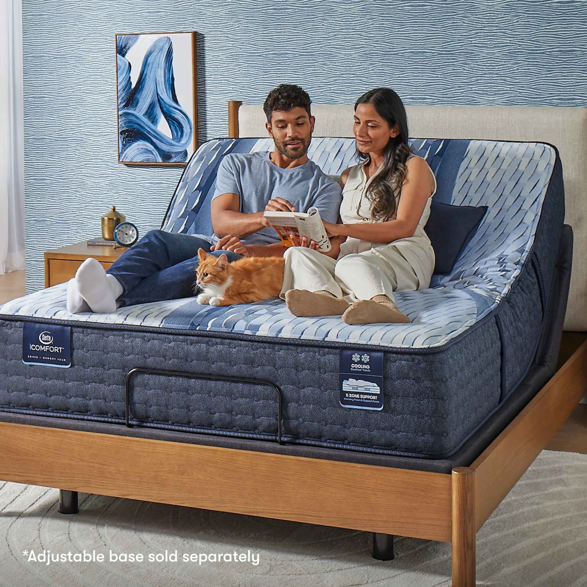 Serta Mattress - iComfort Iona Plush Tight Top California King Mattres ...