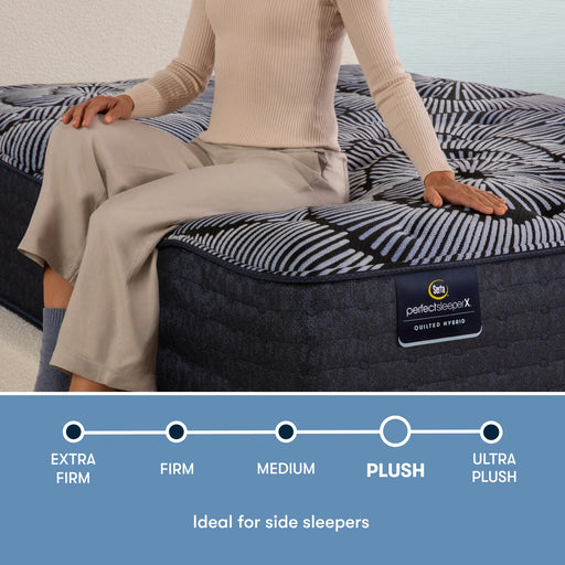 Serta Mattress - Perfect Sleeper Quilted Hybrid Excelled Plush Mattress, Twin XL - 500128452-1020 - GreatFurnitureDeal