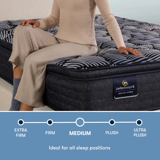 Serta Mattress - Perfect Sleeper Quilted Hybrid Lexton Medium Pillow Top Mattress, Twin XL - 500105673-1020 - GreatFurnitureDeal