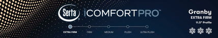 Serta Mattress - iComfortPRO Quilted Granby Extra Firm Twin XL Mattress - GRANBY-TWIN XL - GreatFurnitureDeal