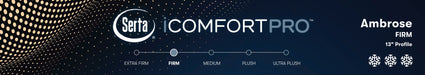 Serta Mattress - iComfortPRO Quilted Ambrose Firm California King Mattress - AMBROSE-CAL KING - GreatFurnitureDeal