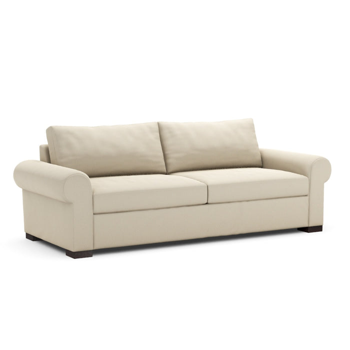 Classic Home Furniture - Rivera Small Sofa With Roll Arm - 6RIV501RFABBEA - GreatFurnitureDeal