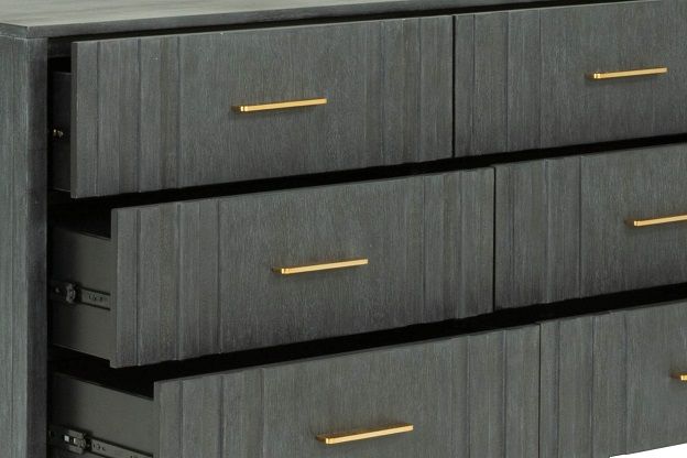 VIG Furniture - Modrest Manchester Contemporary Dark Grey Dresser - VGWD-HLF2-DR6DRA - GreatFurnitureDeal
