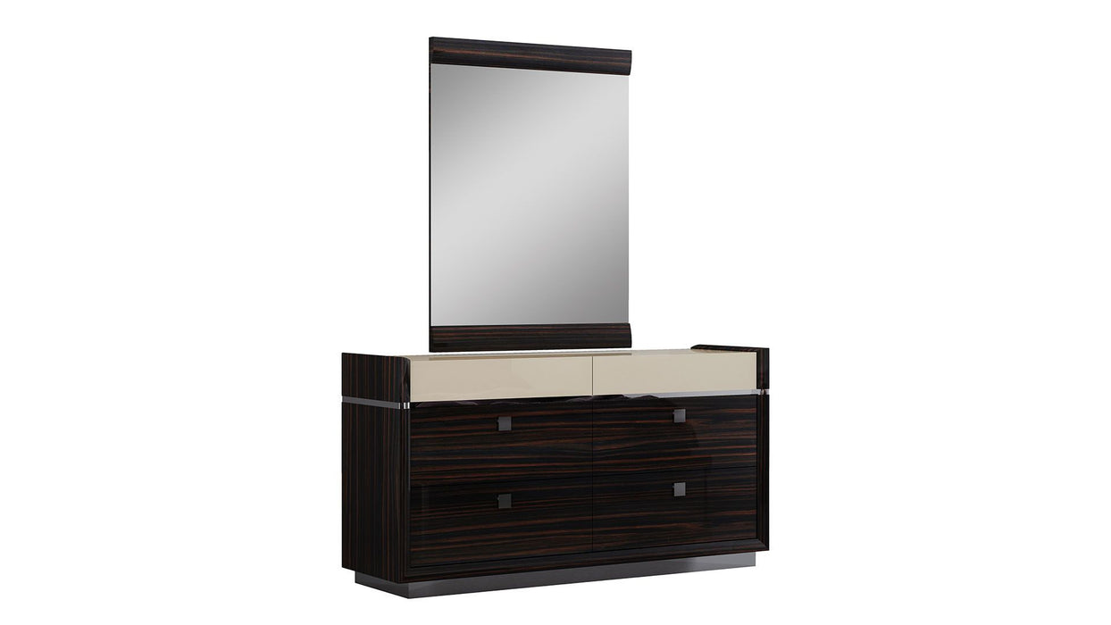 American Eagle Furniture - P100 Ebony Finish Dresser - DS-P100