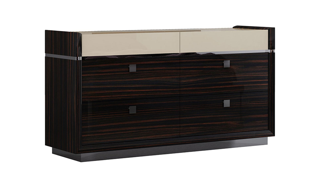 American Eagle Furniture - P100 Ebony Finish Dresser - DS-P100