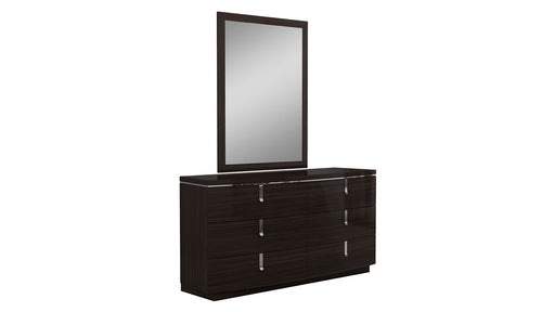 American Eagle Furniture - P103 Wenge Finish Mirror - NR-P108 - GreatFurnitureDeal
