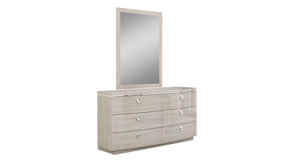 American Eagle Furniture - P106 Light Maple Finish Mirror - NR-P106 - GreatFurnitureDeal