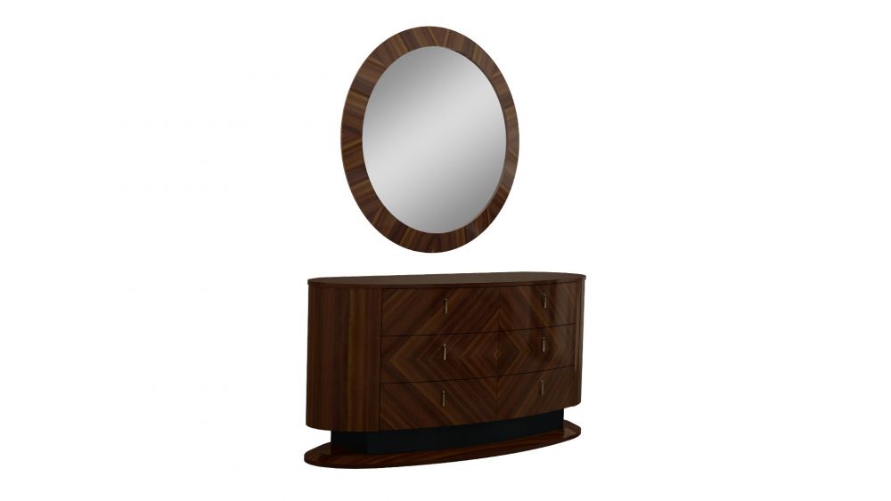 American Eagle Furniture - P109 Mahogany Finish Mirror - NR-P109