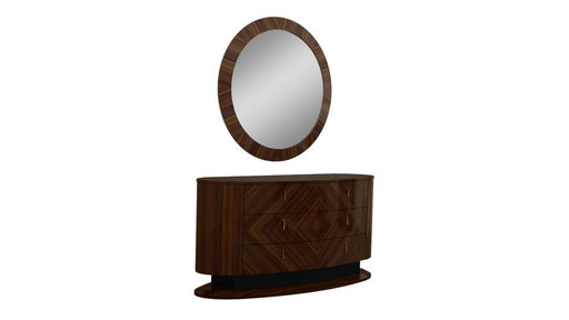 American Eagle Furniture - P109 Mahogany Finish Mirror - NR-P109 - GreatFurnitureDeal