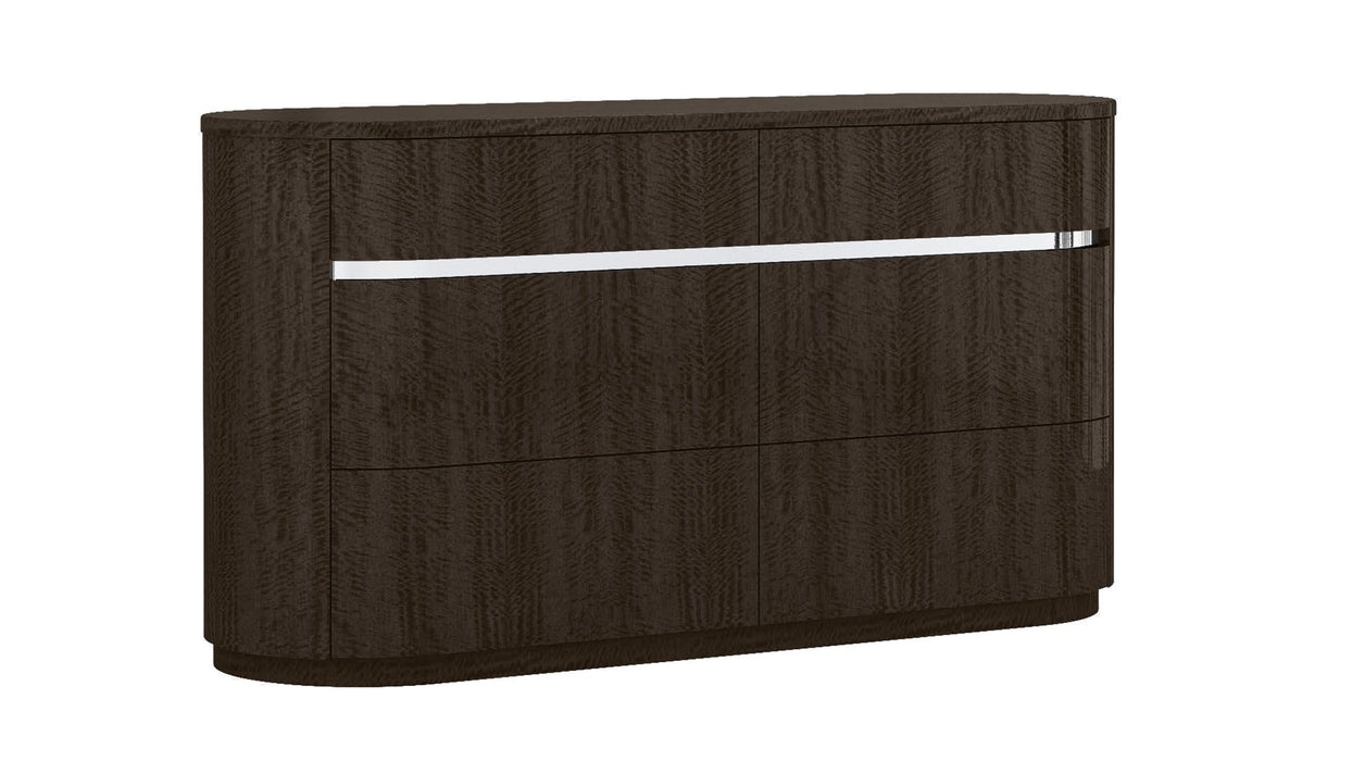American Eagle Furniture - P115 Dark Walnut Finish Dresser  DS-P115