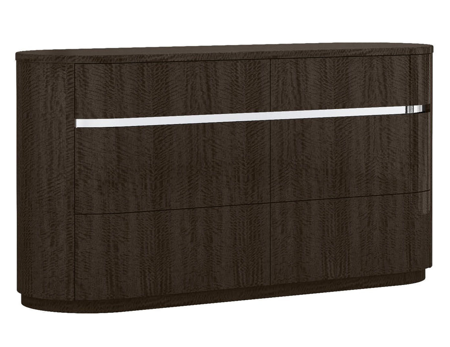 American Eagle Furniture - P115 Dark Walnut Finish Dresser - DS-P115