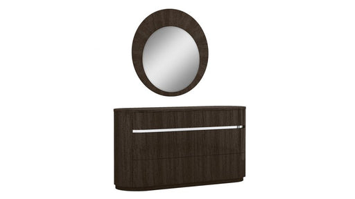 American Eagle Furniture - P115 Dark Walnut Finish Mirror - NR-P115 - GreatFurnitureDeal