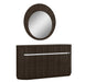 American Eagle Furniture - P115 Dark Walnut Finish Dresser - DS-P115 - GreatFurnitureDeal