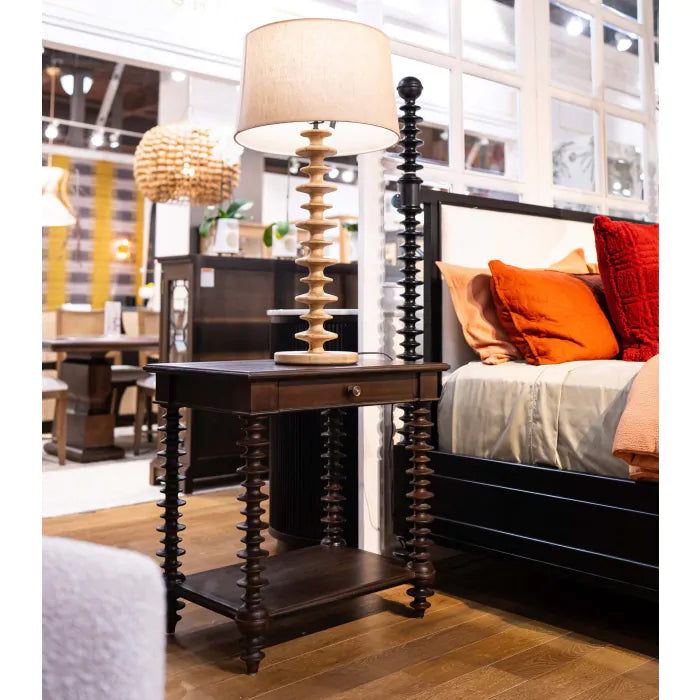 Bramble - Milano Side Table in Walnut - 28477WLT----- - GreatFurnitureDeal