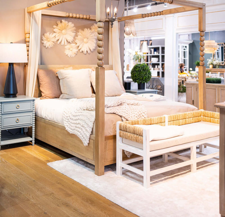 Bramble - Cholet Poster King Bed In Fruitwood - 28703FRW----- - GreatFurnitureDeal