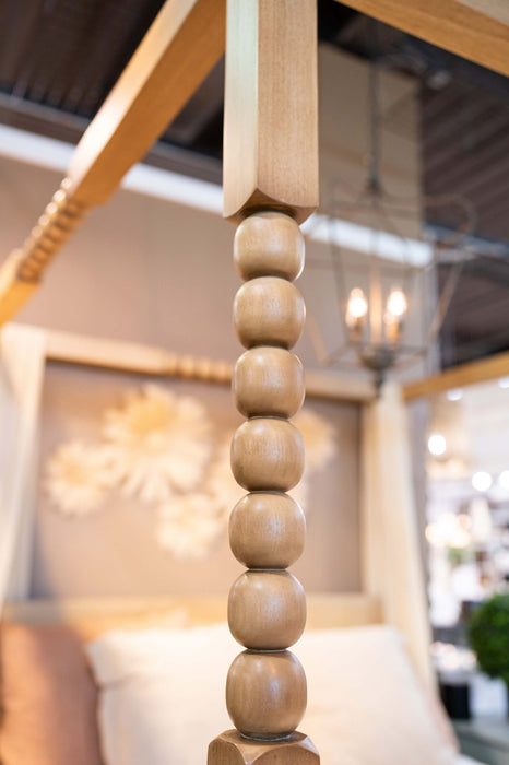 Bramble - Cholet Poster King Bed In Fruitwood - 28703FRW----- - GreatFurnitureDeal