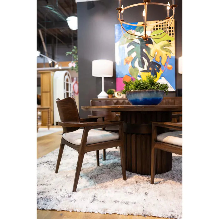 Bramble - Colorado Round Dining Table 60'' in Walnut - 28688WLT----- - GreatFurnitureDeal