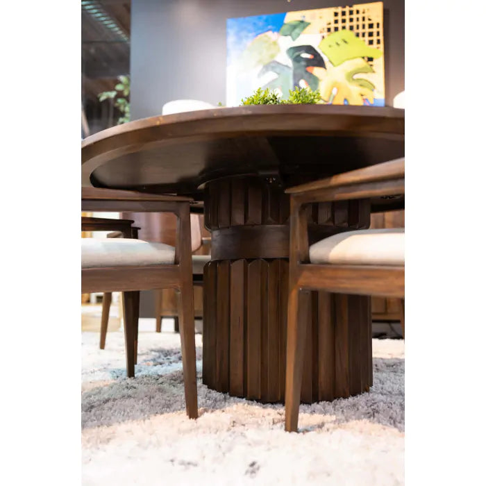 Bramble - Colorado Round Dining Table 60'' in Walnut - 28688WLT----- - GreatFurnitureDeal