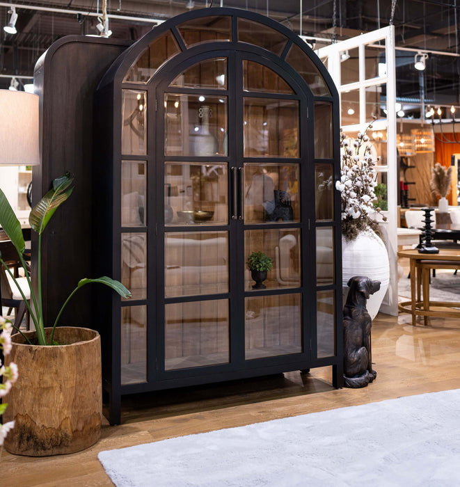 Bramble - Vannes 2 Door Display Cabinet - 28526STW-DRW--- - GreatFurnitureDeal