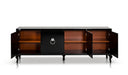 VIG Furniture - Bellagio Transitional Black Crocodile Lacquer Buffet - VGUNRC107-240 - GreatFurnitureDeal