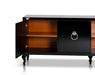 VIG Furniture - Bellagio Transitional Black Crocodile Lacquer Buffet - VGUNRC107-240 - GreatFurnitureDeal