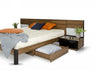 VIG Furniture - Rondo Mid-Century Eastern King Platform Bed w/ Nightstands Storage And Lights - VGWCRONDO-EK - GreatFurnitureDeal