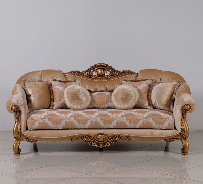 European Furniture - Golden Knights Luxury Sofa in Golden Bronze - 4590-S - GreatFurnitureDeal