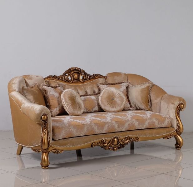 European Furniture - Golden Knights Luxury Sofa in Golden Bronze - 4590-S - GreatFurnitureDeal