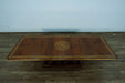 European Furniture - Rosella Dining Table in Havana - Deco Gold Leaf - 44697-DT - GreatFurnitureDeal