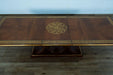European Furniture - Rosella Dining Table in Havana - Deco Gold Leaf - 44697-DT - GreatFurnitureDeal