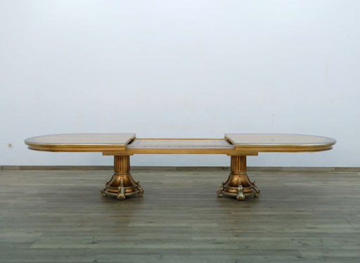 European Furniture - Emperador Dining Table in Gold - 42034-DT - GreatFurnitureDeal