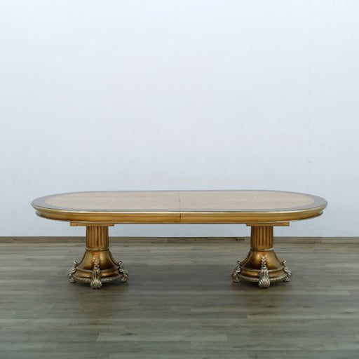 European Furniture - Emperador Dining Table in Gold - 42034-DT - GreatFurnitureDeal