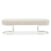 AICO Furniture - Decorative Orchid Accent Bench in Gray - DUBS-404-BN - GreatFurnitureDeal