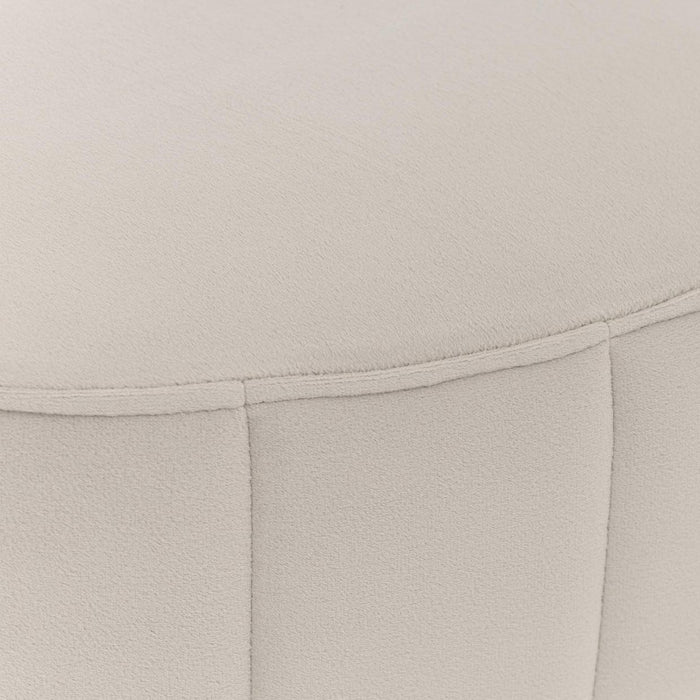 AICO Furniture - Decorative Orchid Accent Bench in Gray - DUBS-404-BN - GreatFurnitureDeal