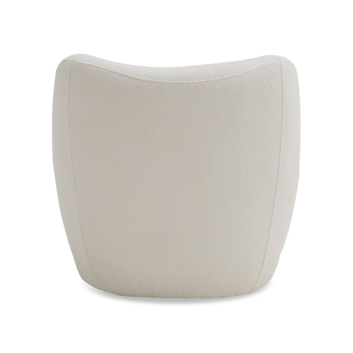 VIG Furniture - Divani Casa Duran - Contemporary White Fabric Accent Chair - VGOD-ZW-23056-WHT - GreatFurnitureDeal