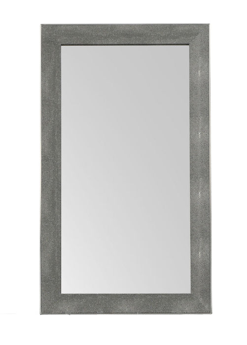 VIG Furniture - Modrest Dynasty Modern Shagreen Mirror - VGVCJ2108-M-GRY-MIR
