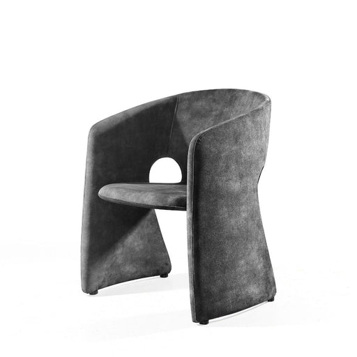 VIG Furniture - Modrest Modern Malvern Dark Grey Fabric Dining Chair - VGBN-EC-304-DG-DC - GreatFurnitureDeal