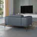 European Furniture - Cavour Chair Gray Italian Leather - EF-12550-C - GreatFurnitureDeal