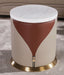 European Furniture - Vogue End Table in Beige - Cognac - 27992-ET - GreatFurnitureDeal