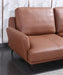 European Furniture - Tratto Loveseat Russet Brown Italian Leather - EF-37455-L - GreatFurnitureDeal