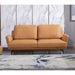 European Furniture - Tratto Sofa Cognac Italian Leather - EF-37457-S - GreatFurnitureDeal