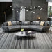 European Furniture - Venere 5 Seater Sectional in Smokey Grey - 65552-5S - GreatFurnitureDeal